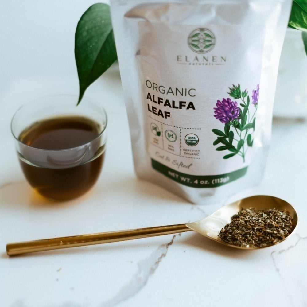 Medicago sativa alfalfa leaf herb dried for tea