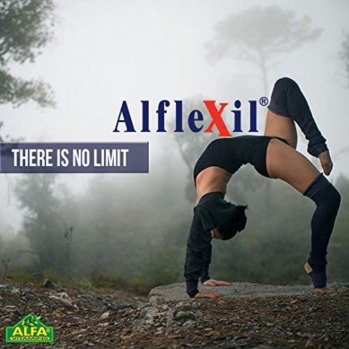 ALFA VITAMINS ALFLEXIL ingredient label highlights MSM and hyaluronic acid.