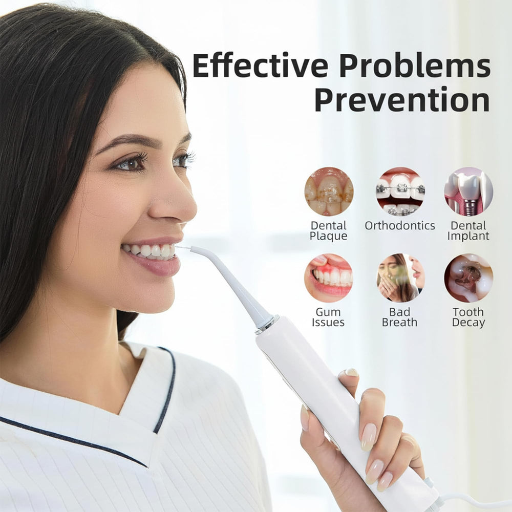 Mode selector showing flossing and brushing options