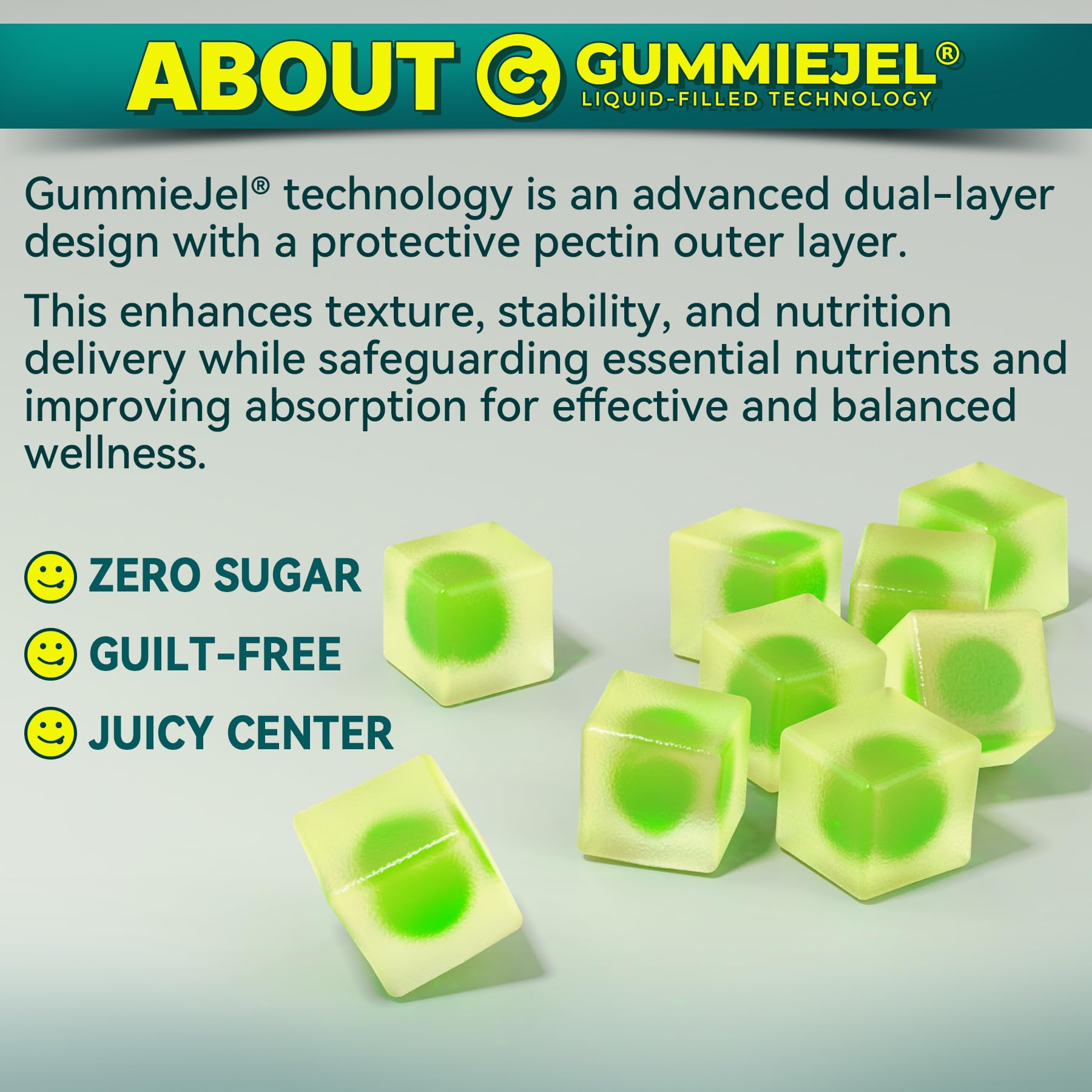 Vegan and sugar-free omega-3 gummies