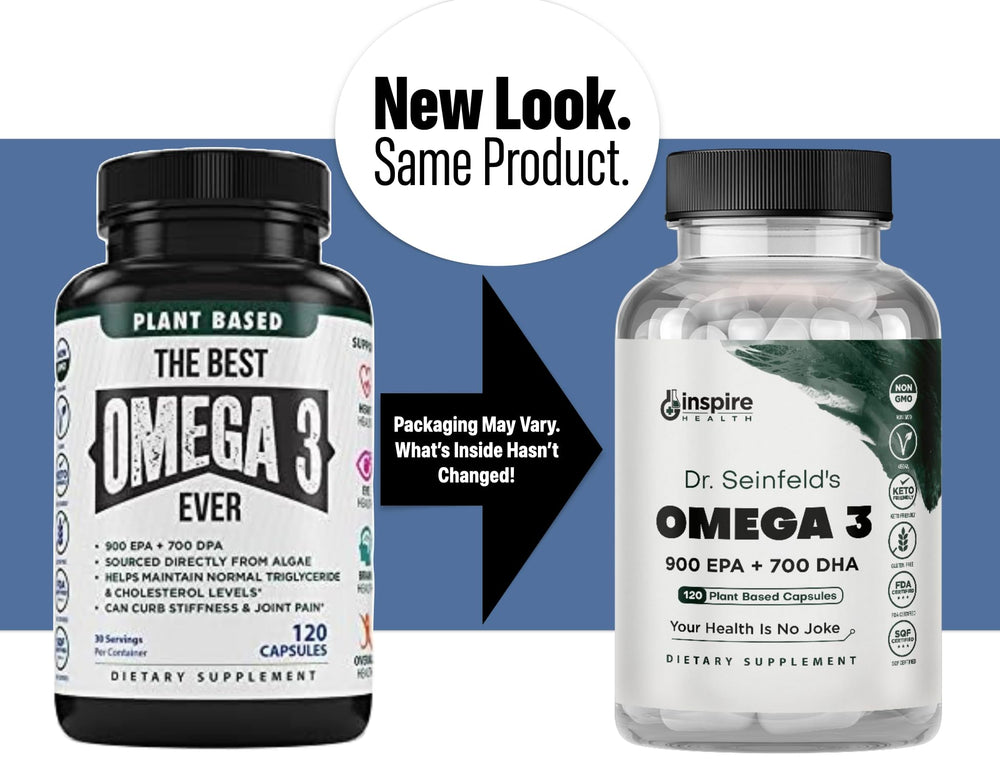 Algae Omega-3 with 2000mg per serving (DHA 700mg, EPA 900mg)
