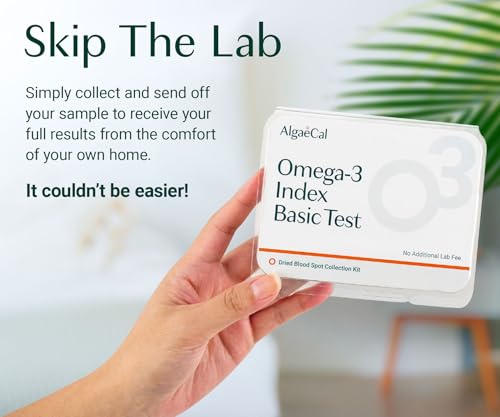 Packaging for ALGAECAL Omega-3 Finger Test Kit