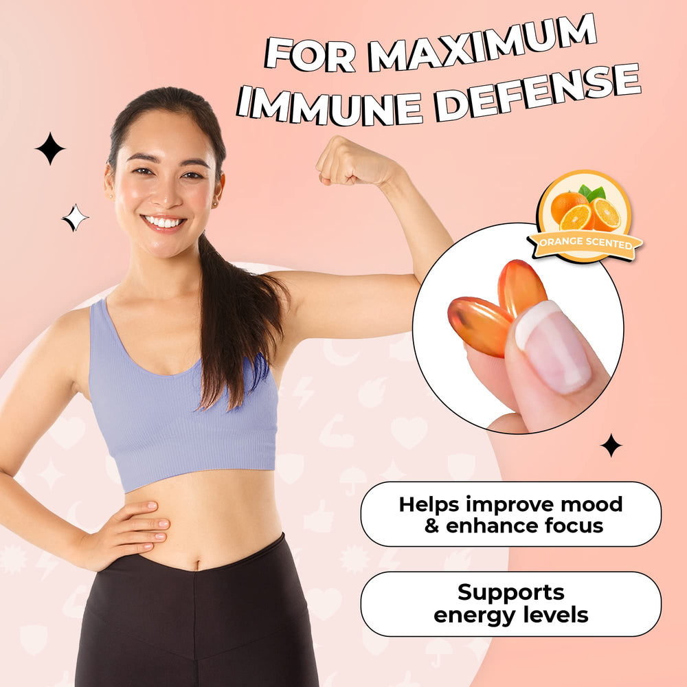 Algal oil omega-3 EPA and DHA softgels close-up