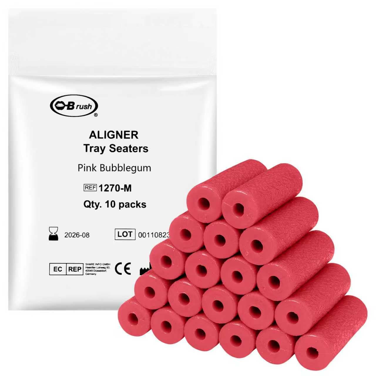 20pcs Bubblegum-flavored Aligner Chewies for Invisalign trays