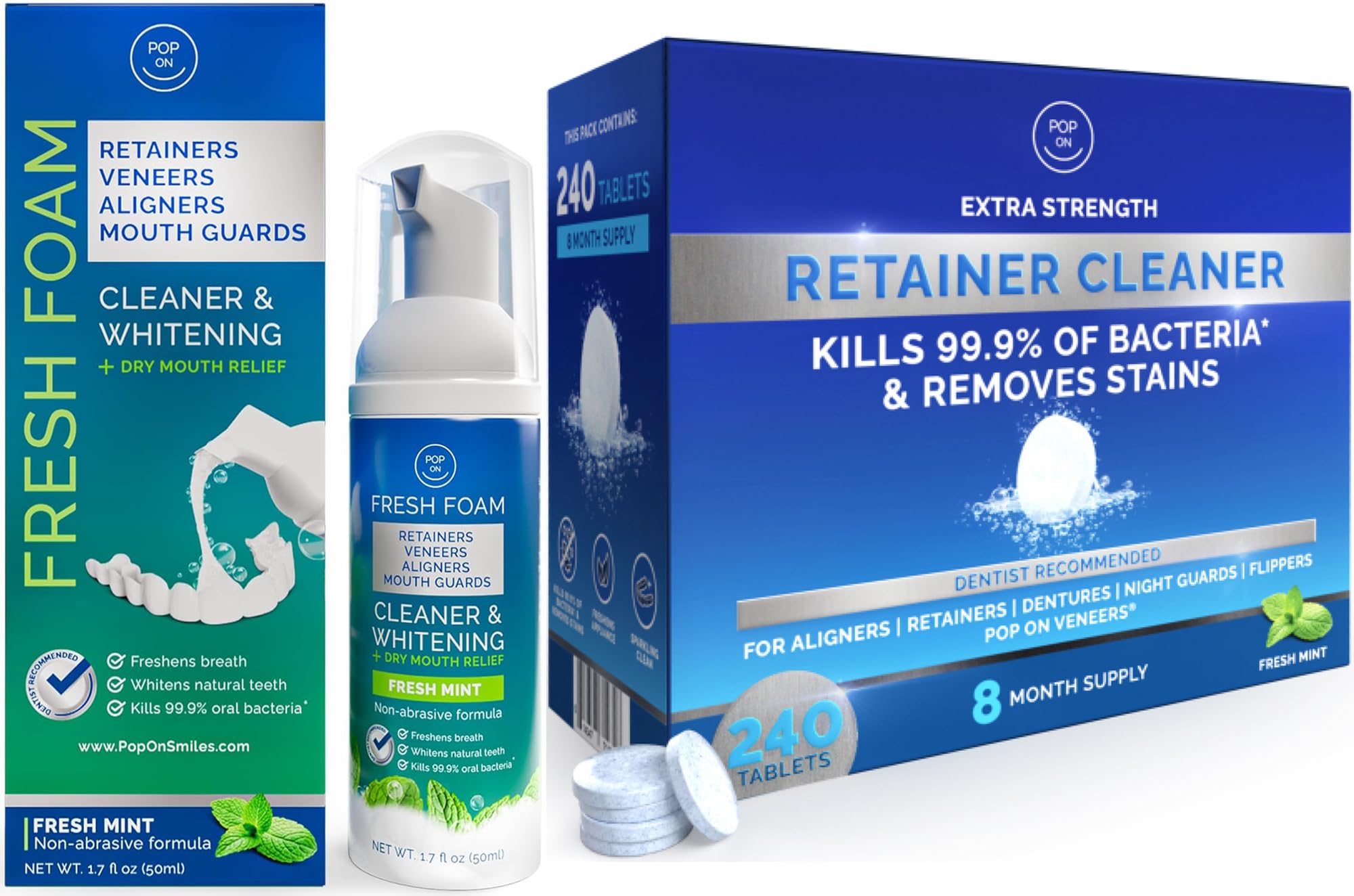 Main image of Aligner & Retainer Cleaner Fresh Foam Bundle