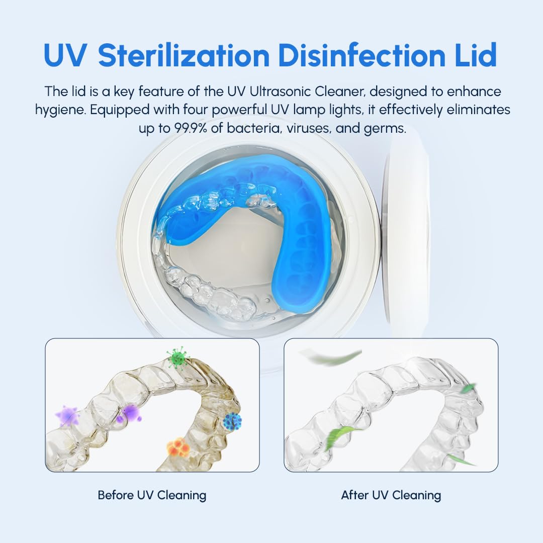 Built-in UV sanitization lights activated during cycle