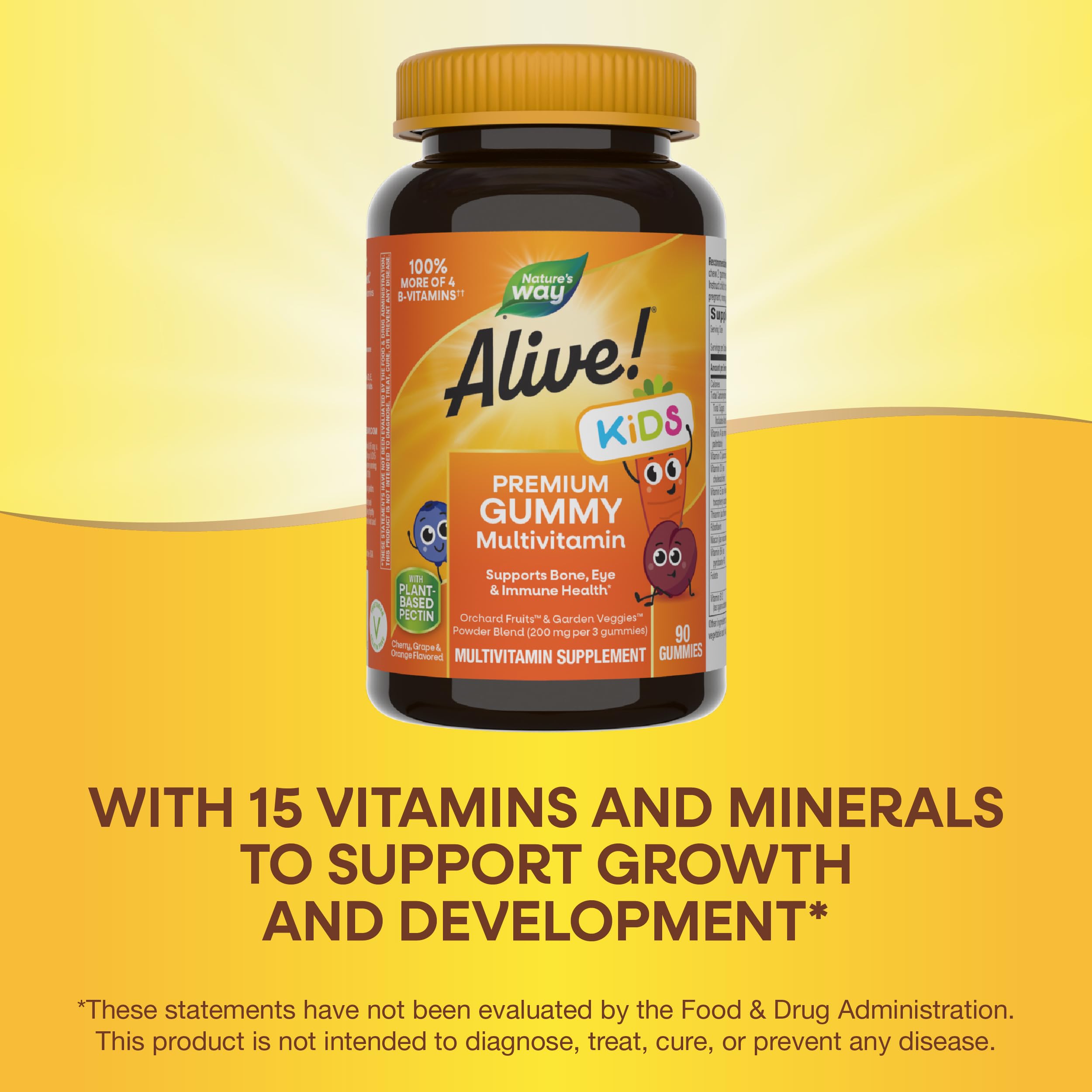 Graphic listing 14 vitamins and minerals