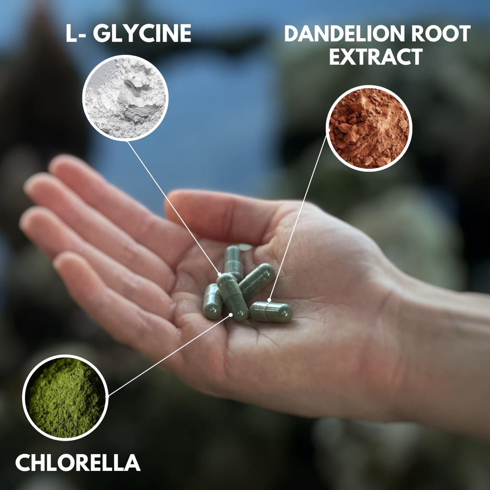 Dandelion root and glycine supplement ingredients