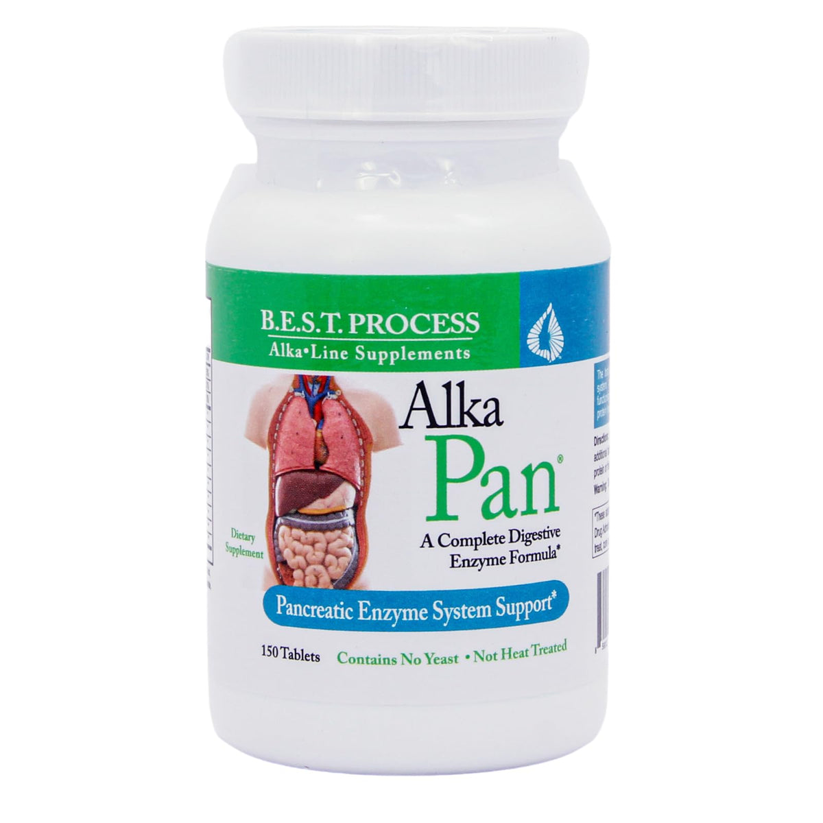 Alka-Pan front label with product name and branding
