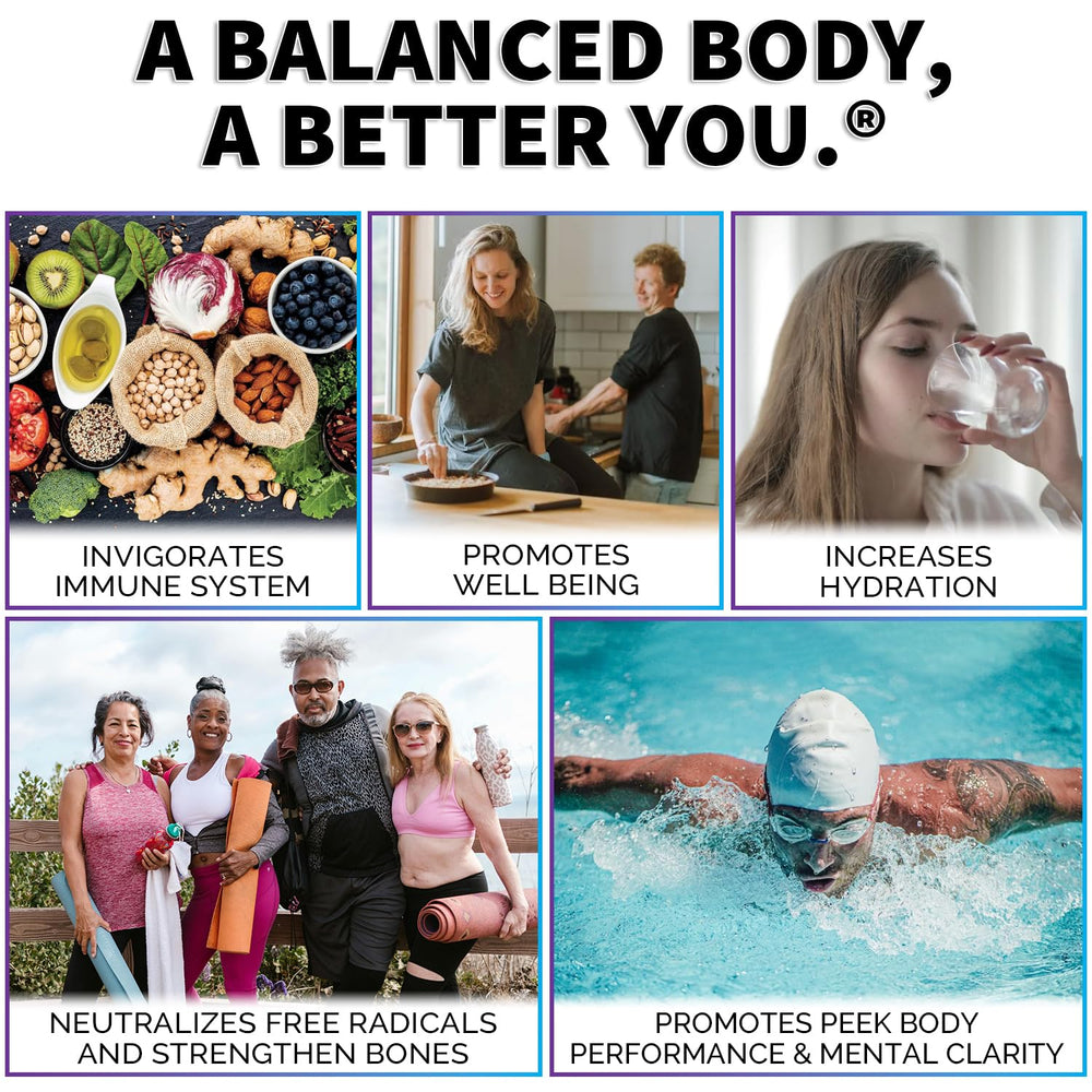 Alkalife bottle-with-glass-and-water conveys simple daily use and hydration-friendly routine.