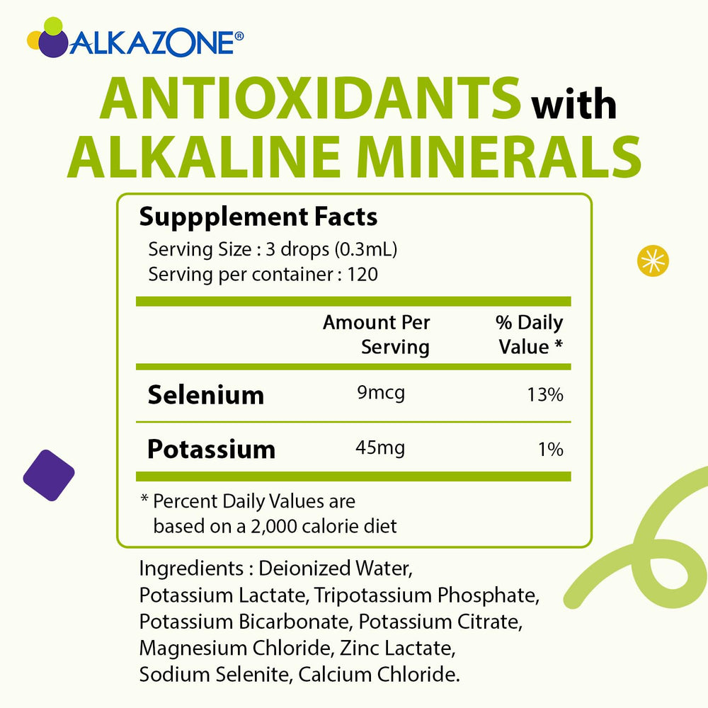 Alkazone pH booster drops bottle with dropper