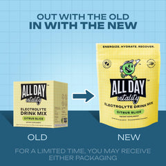 ALL DAY Vitality pickleball electrolyte sticks dissolving in water for refreshing endurance