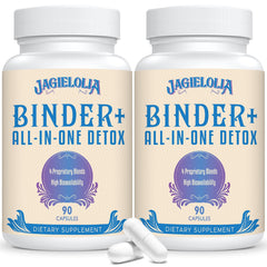 All-in-one detox binder bottle and capsules 1500mg