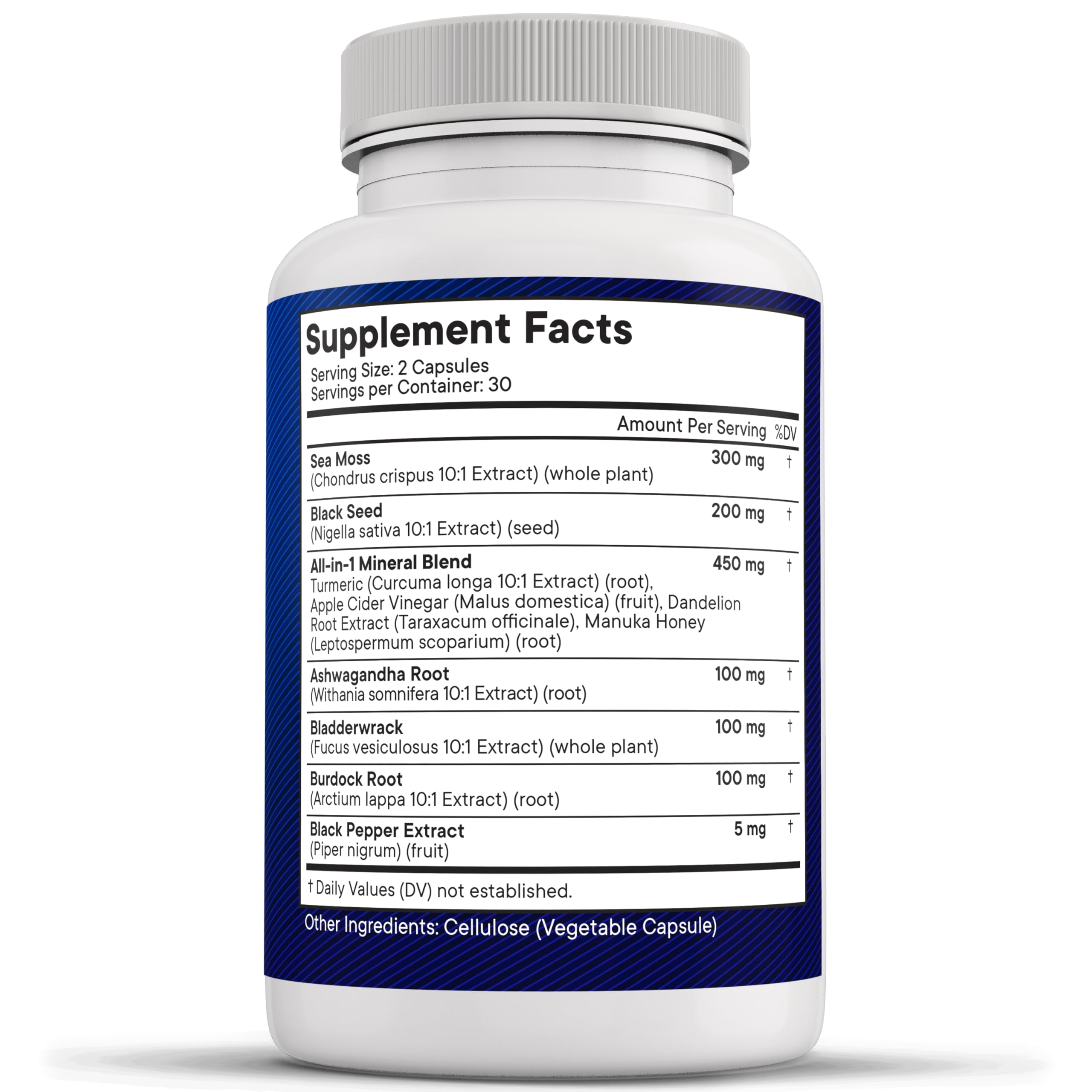 All-in-one mineral support sea moss supplement