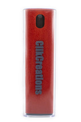 All-in-One Red Screen Cleaning Mist with built-in microfiber cloth
