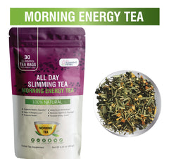 All Slimming Herbs daytime tea cup brew invites an energy friendly morning routine.