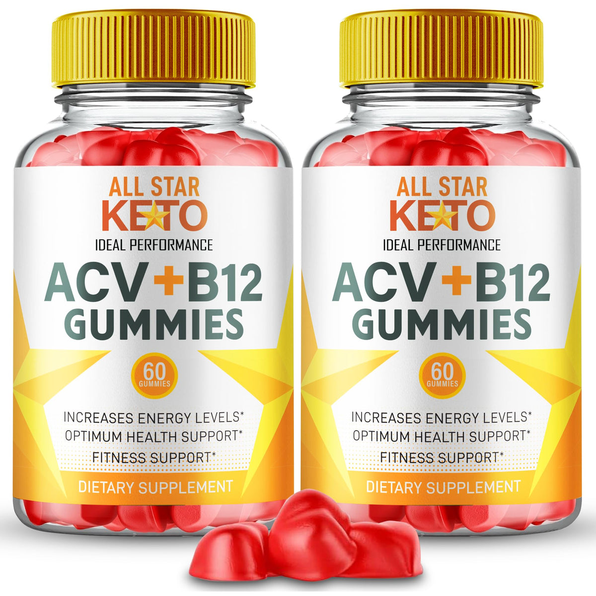 Bottle of All Star Keto Gummies