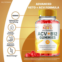 Keto+ ACV gummies packaging close-up