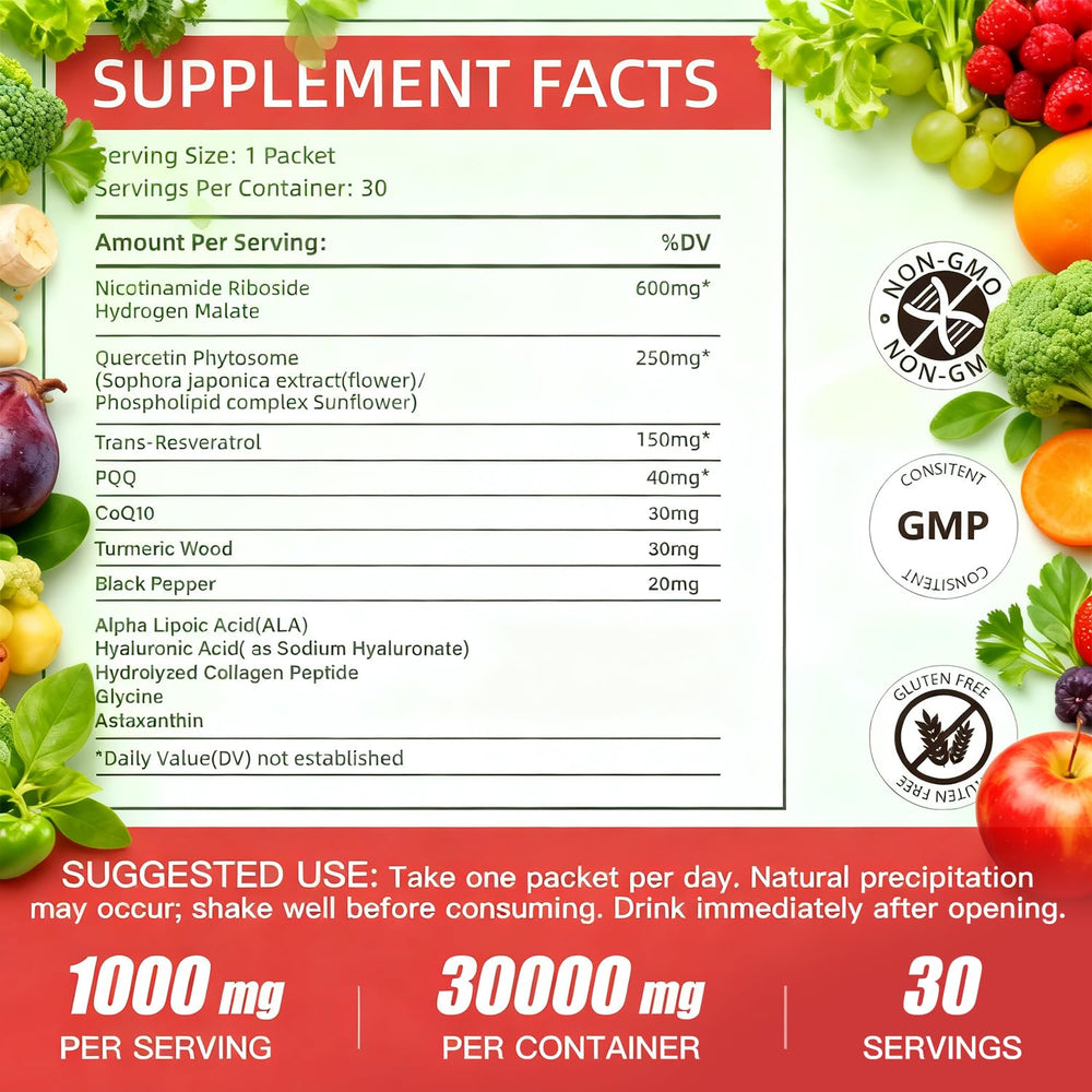 Person drinking NAD+ liquid supplement with a glass of juice