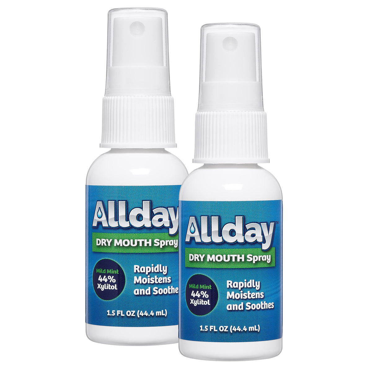 Allday Dry Mouth Spray bottle front view