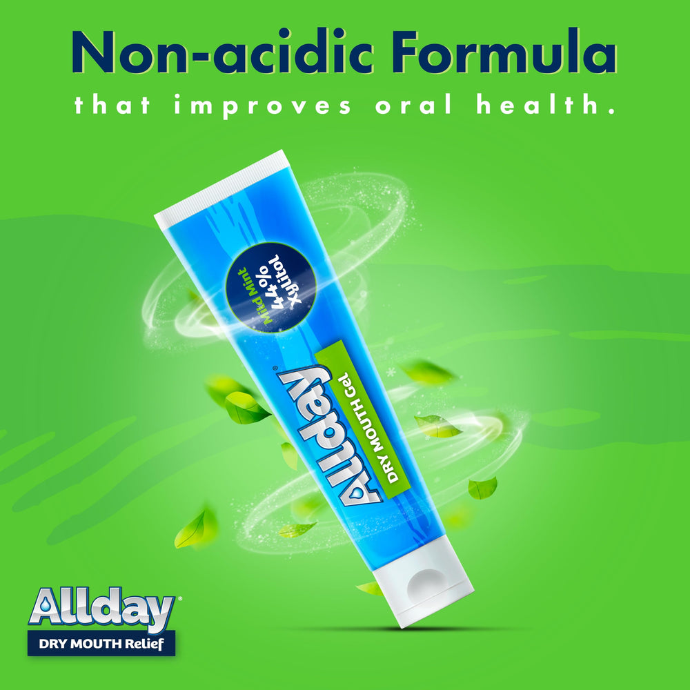 Mint-flavored gel packaging graphic