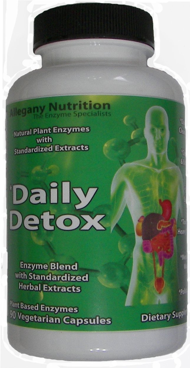Allegany Nutrition Daily Detox 90 Count bottle and label