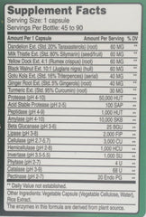 Close-up of Daily Detox vegetarian capsules