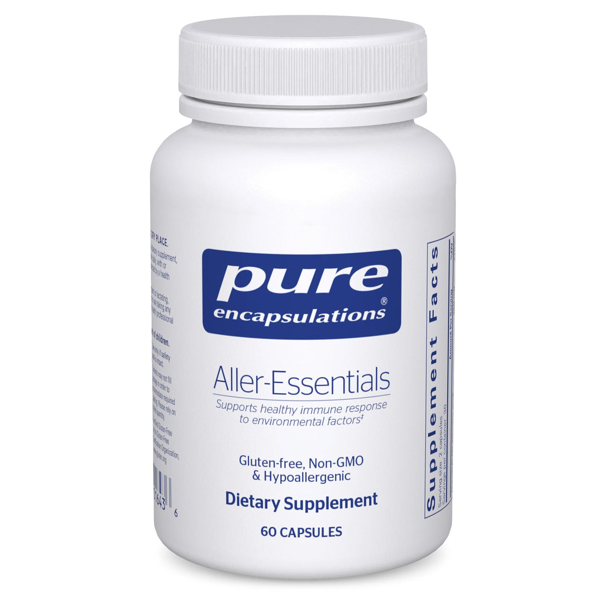 Front label of Pure Encapsulations Aller-Essentials 60 capsules