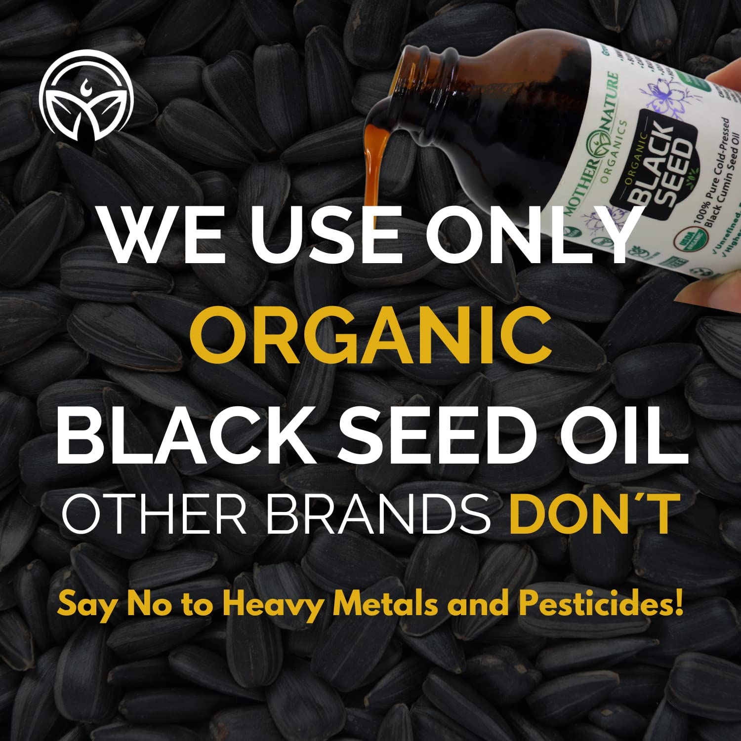 Allergen-free, dairy gluten and soy-free oil label