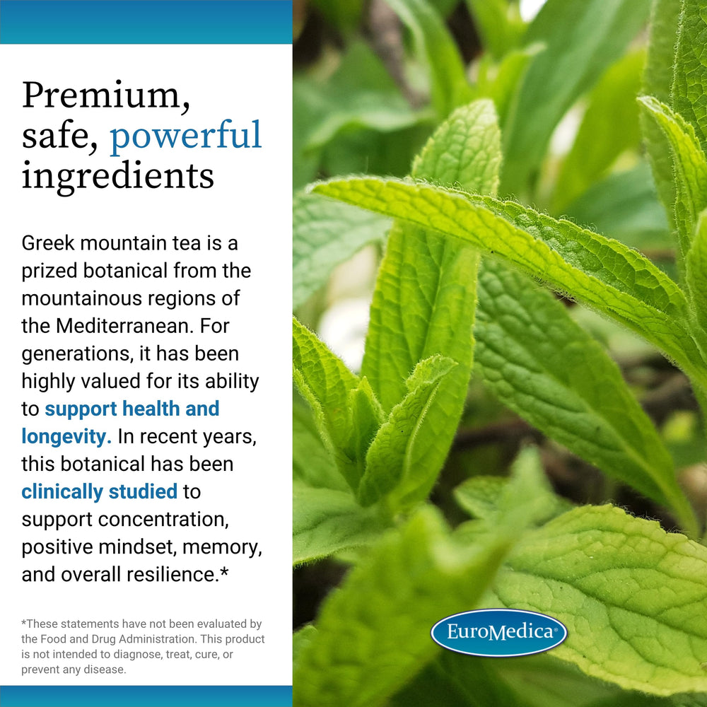 Allergen-free, non-GMO vegan label for Cognitive Health Plus