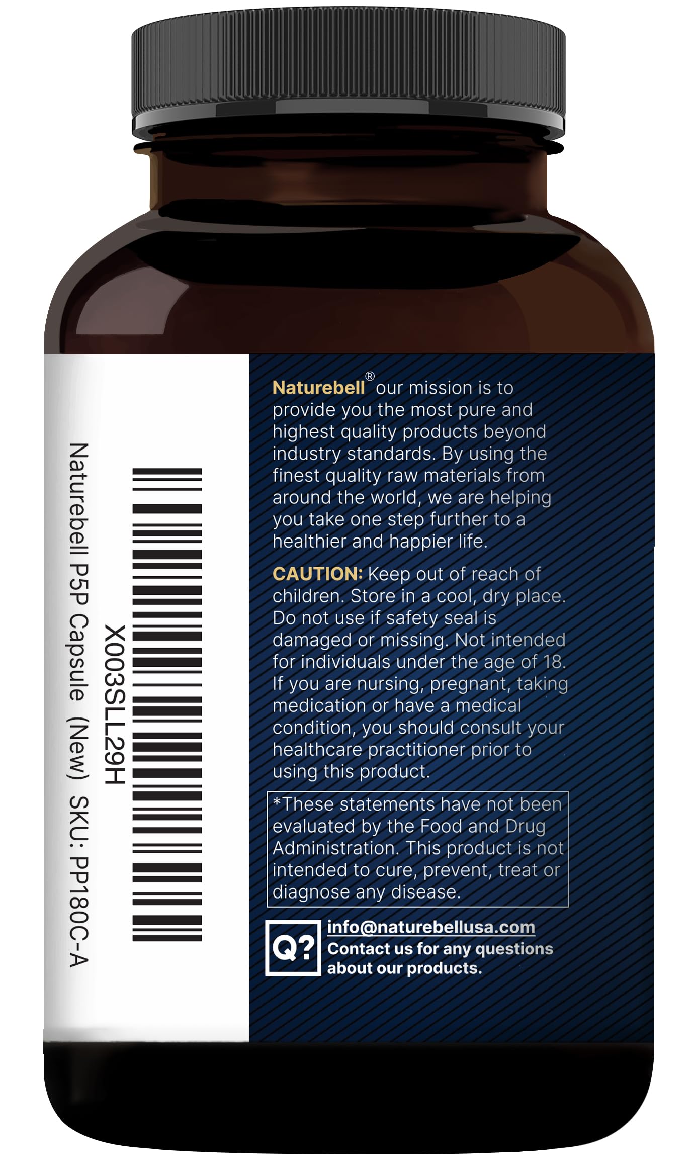 Allergen-free vitamin B6 P5P supplement