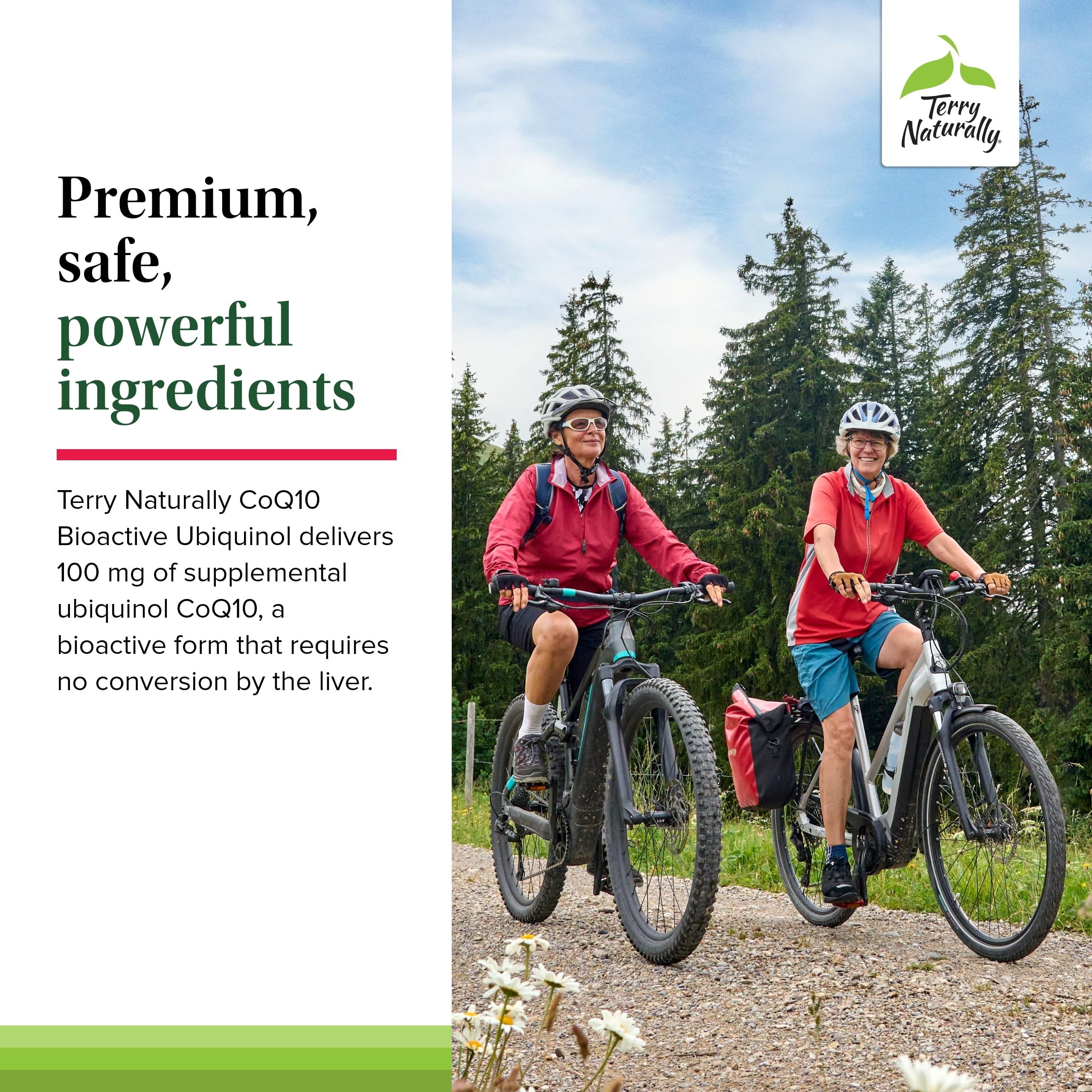 Allergen-friendly CoQ10 dietary supplement label