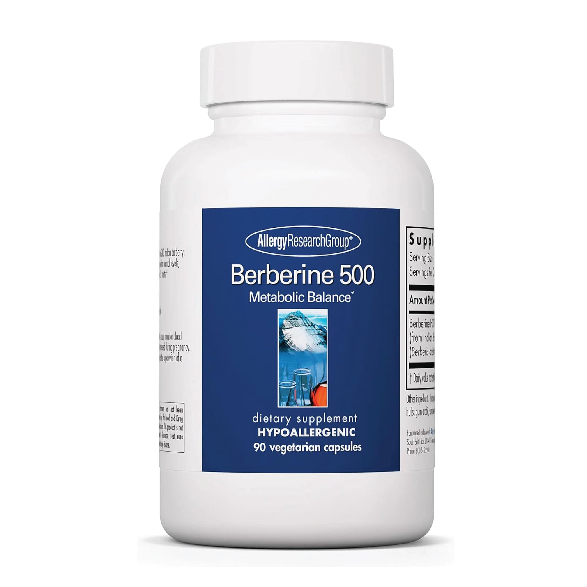 Allergy Research Group Berberine 500mg bottle