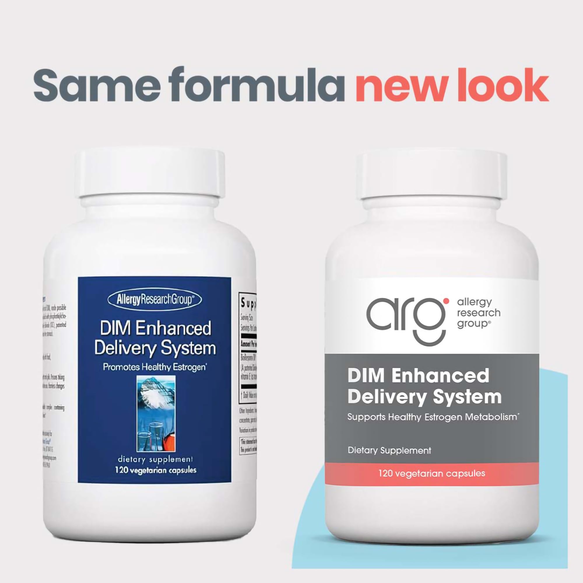 DIM Enhanced Delivery System bottle label highlighting Diindolylmethane (DIM)