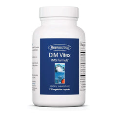 Bottle of Allergy Research Group DIM Vitex supplement - 120 count