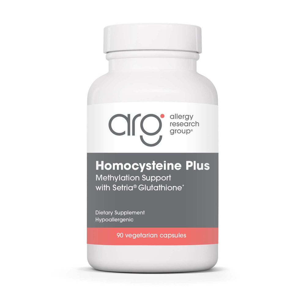 Allergy Research Group Homocysteine Plus bottle and packaging
