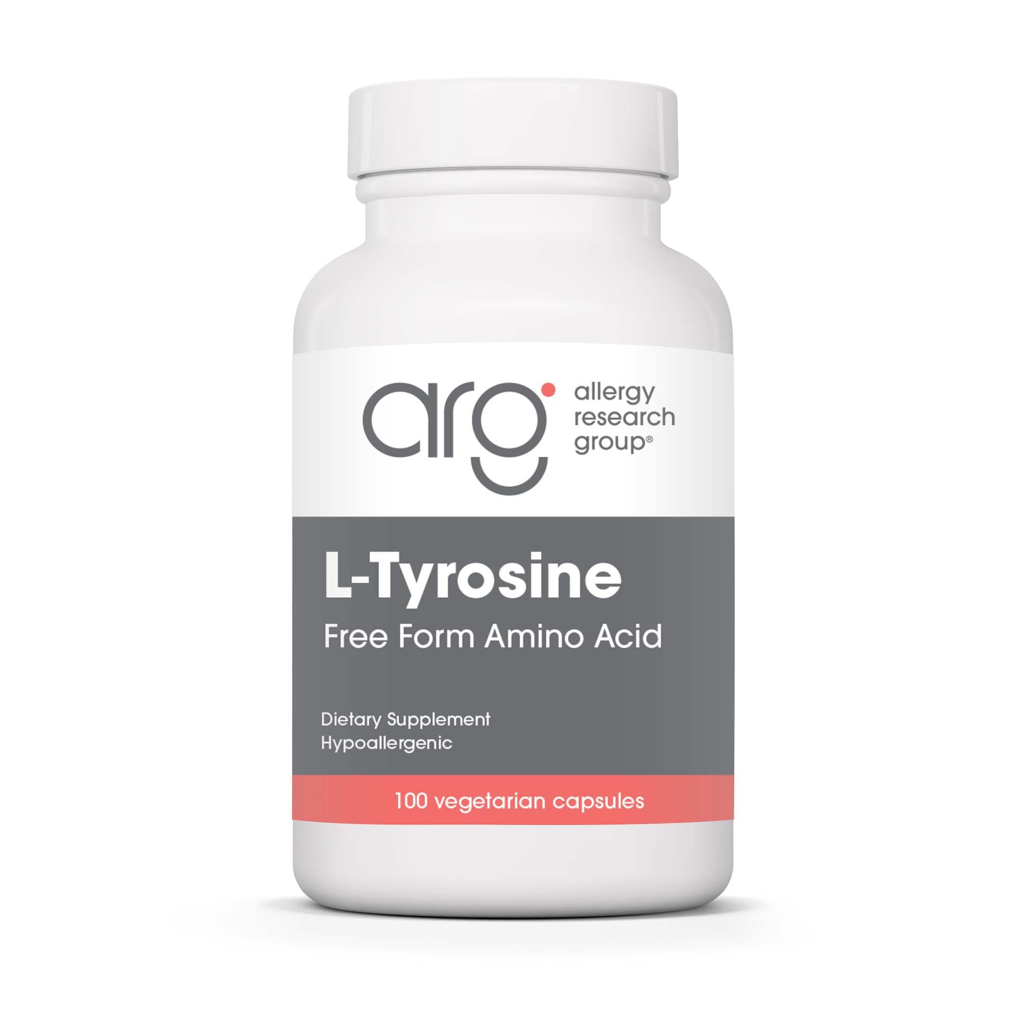 L-Tyrosine brain support capsules close-up