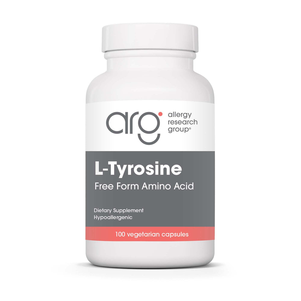 L-Tyrosine brain support capsules close-up