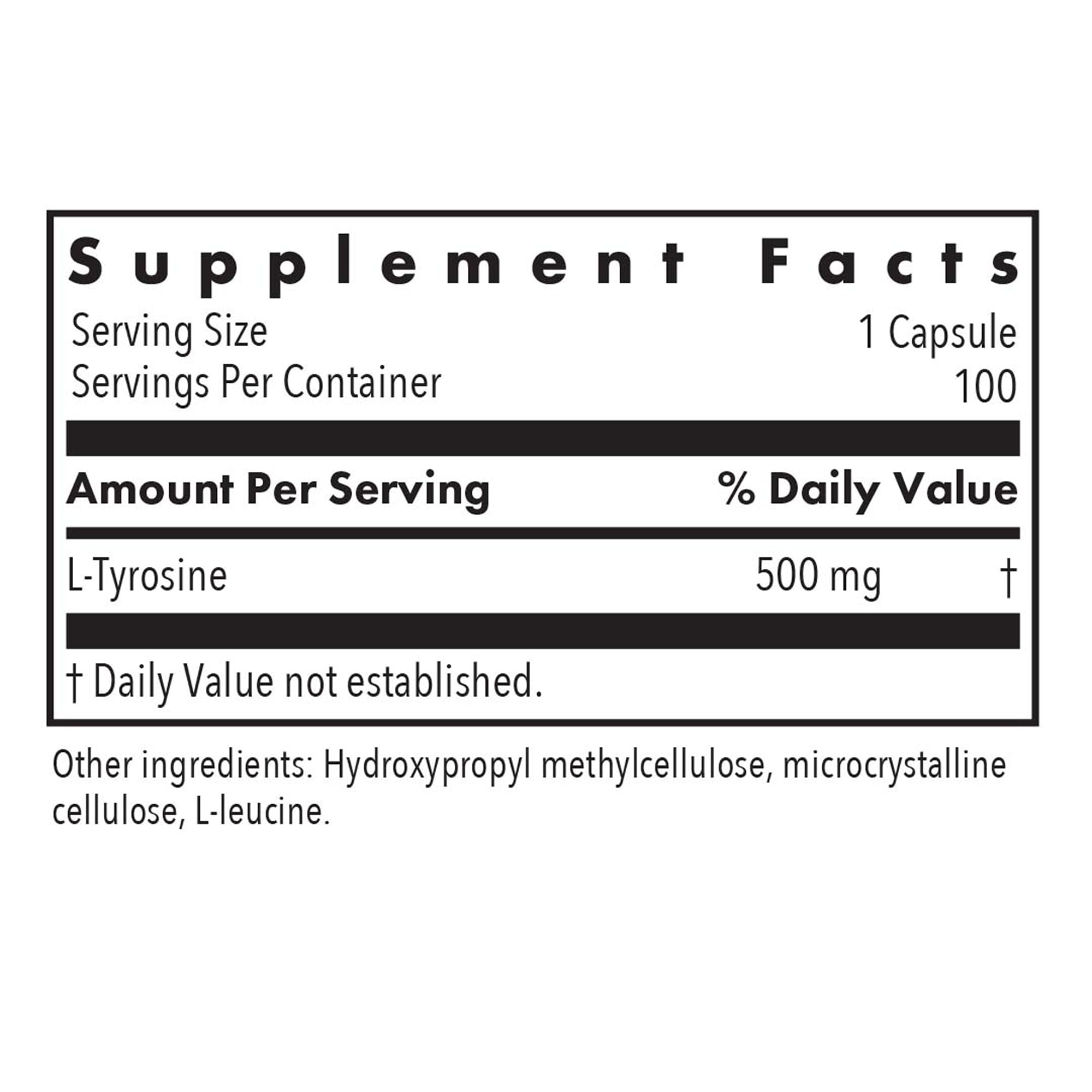 Thyroid health support with L-Tyrosine product image