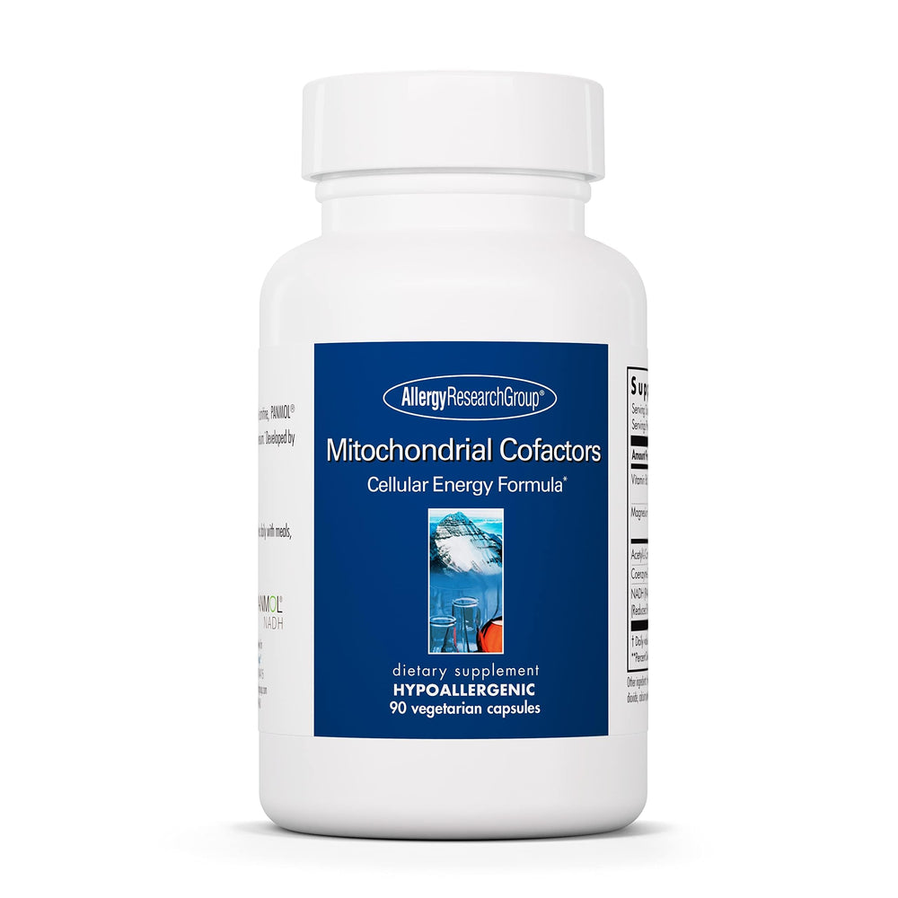 Allergy Research Group Mitochondrial Cofactors bottle label