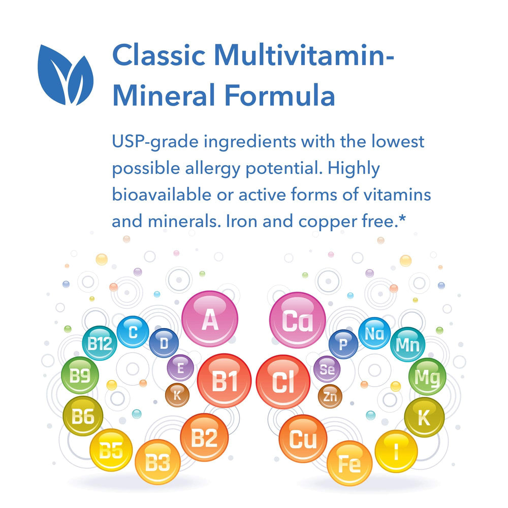Hypoallergenic multivitamin supplement
