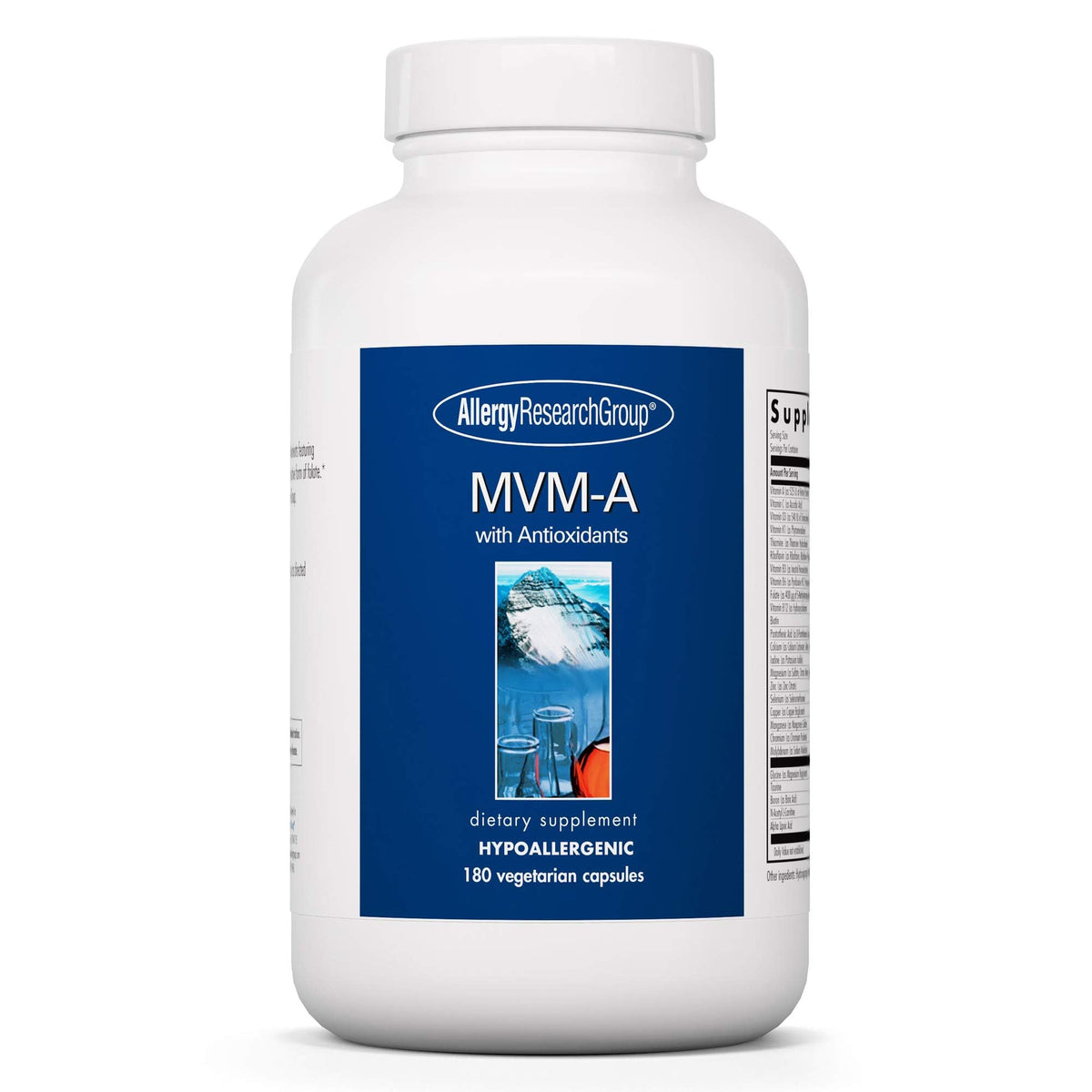 Allergy Research Group MVM-A bottle label