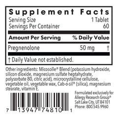 Stack of scored pregnenolone tablets