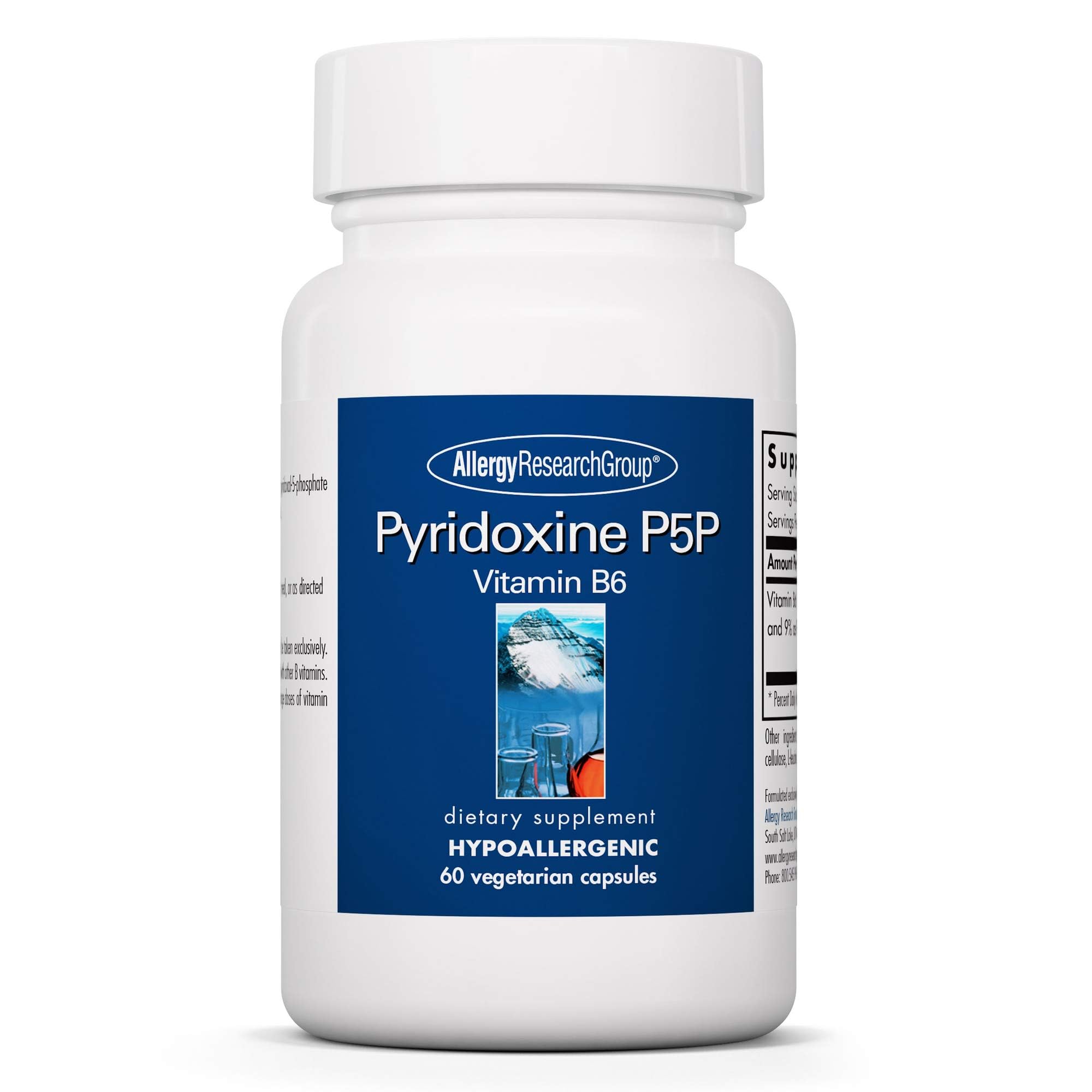 Allergy Research Group Pyridoxine P5P bottle - 60 count