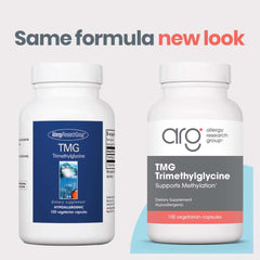 Close-up of TMG (Trimethylglycine) powder per capsule