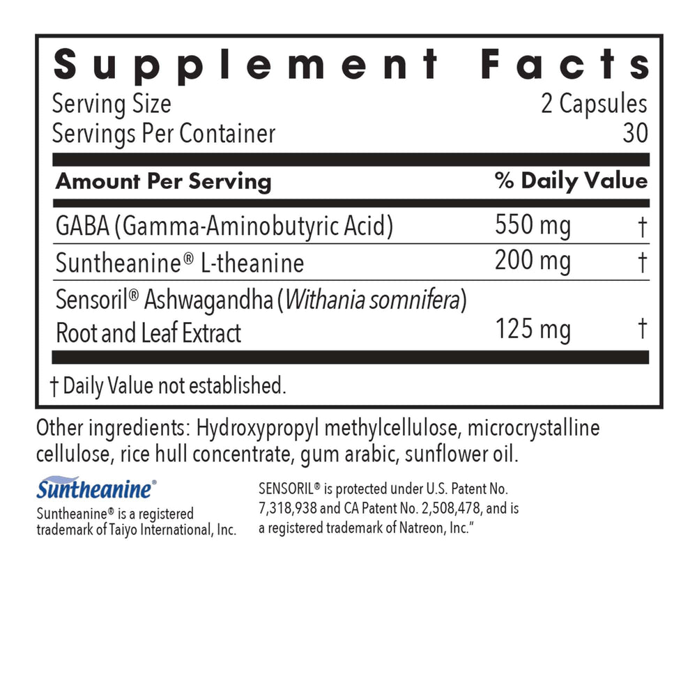 GABA and L-Theanine ingredient representation