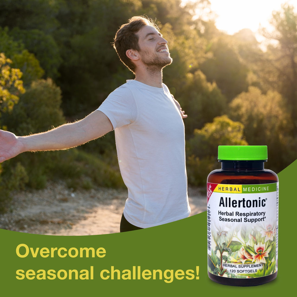 Allertonic gluten-free herbal supplement packaging