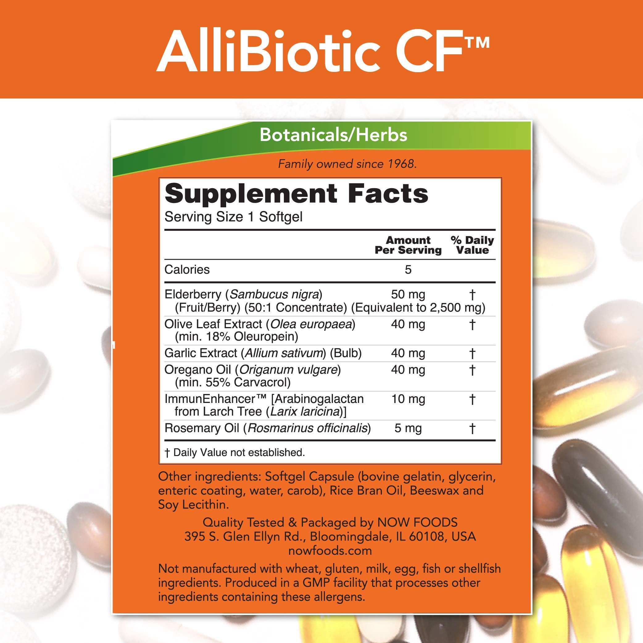 Allibiotic 60 Sgels bottle 2 - Now Foods