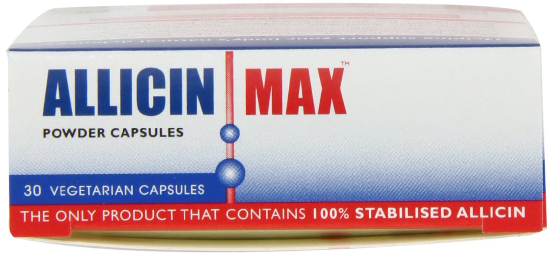 Allicin Max 30 Veg Caps packaging on white background