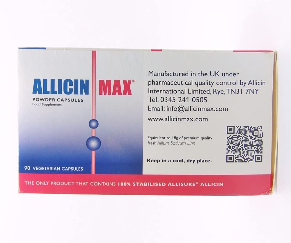 Front view of ALLICINMAX 2-pack packaging